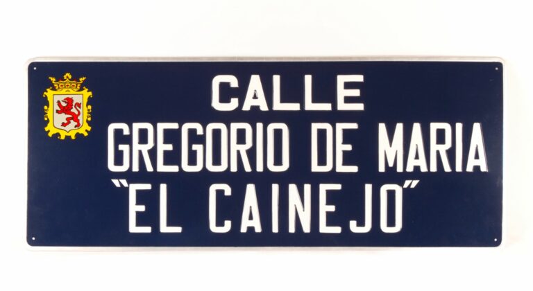 Placas de calle aluminio