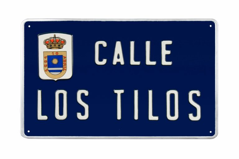 Placas de calle aluminio