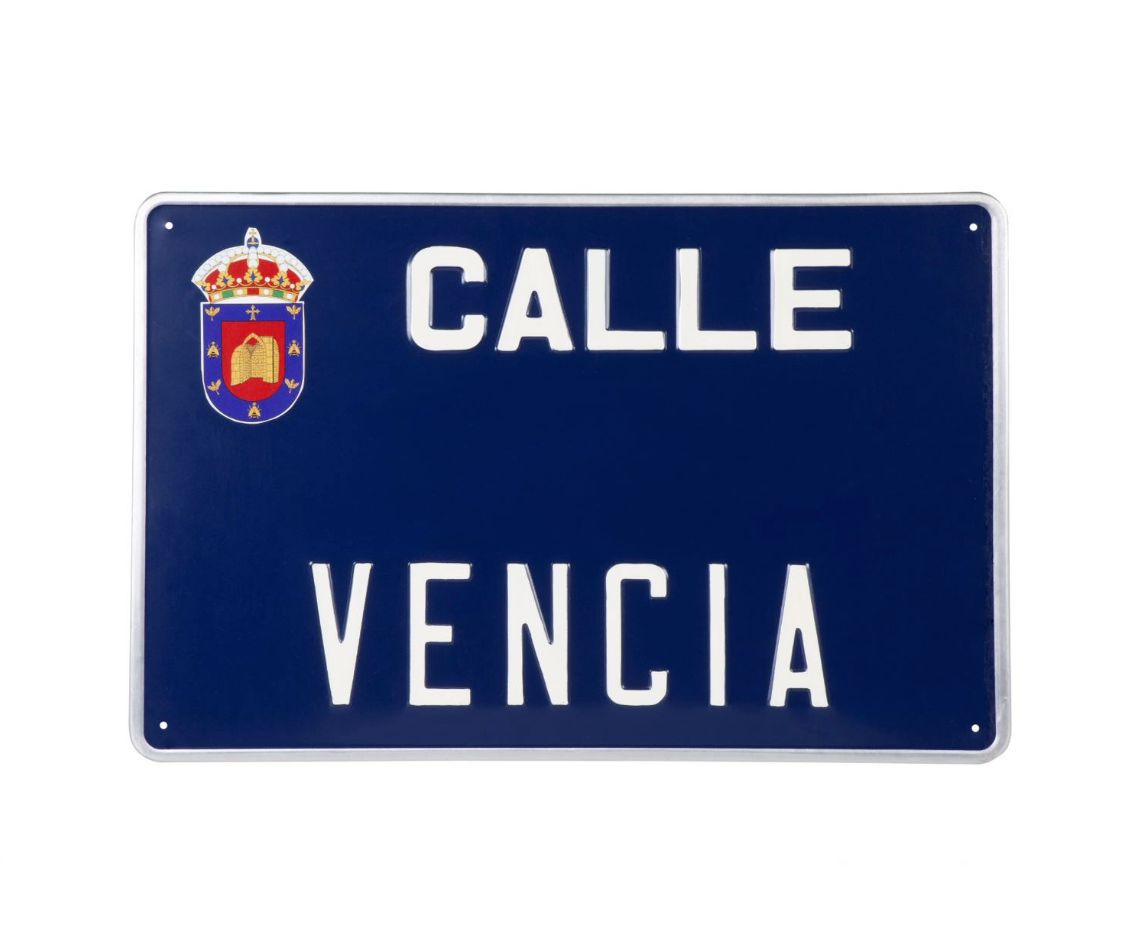 Placas de calle aluminio