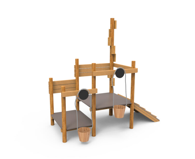 torre, arenero, aren, serie natura, madera, niños, juego, diversión , parque, infantil, saludes play