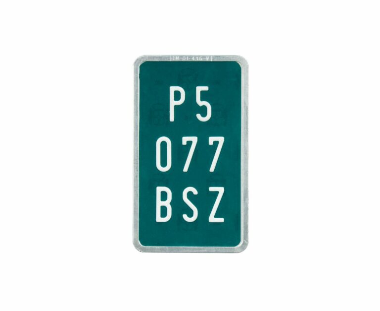 Placa ciclomotores Temporal Particular 100x168mm