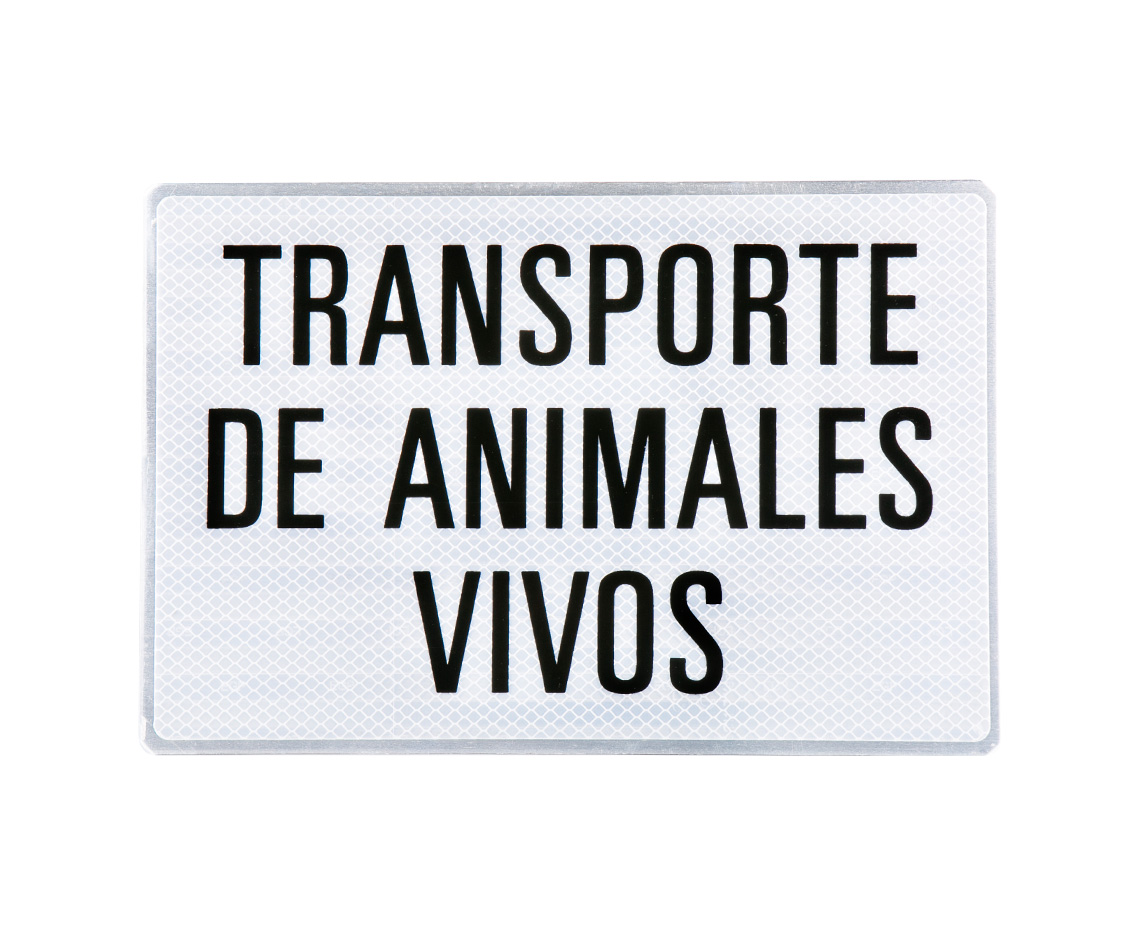 placa señal transporte animales vivos caballos vacas animales de granja ganado señalización señales automoción industrias saludes isaludes