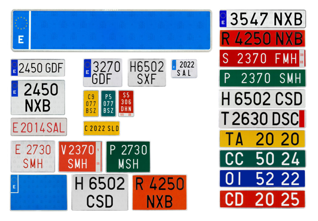 La guía definitiva para conocer las placas de matrícula