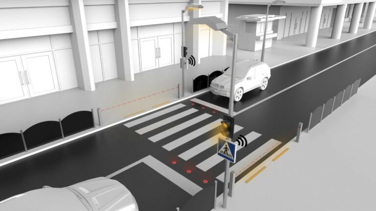 smart crossing traffic futura ciudad inteligente