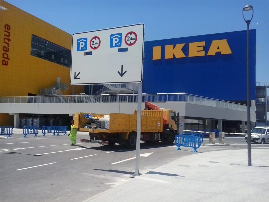 señalización ikea valencia alfafar industrias saludes saludes servicios integrales