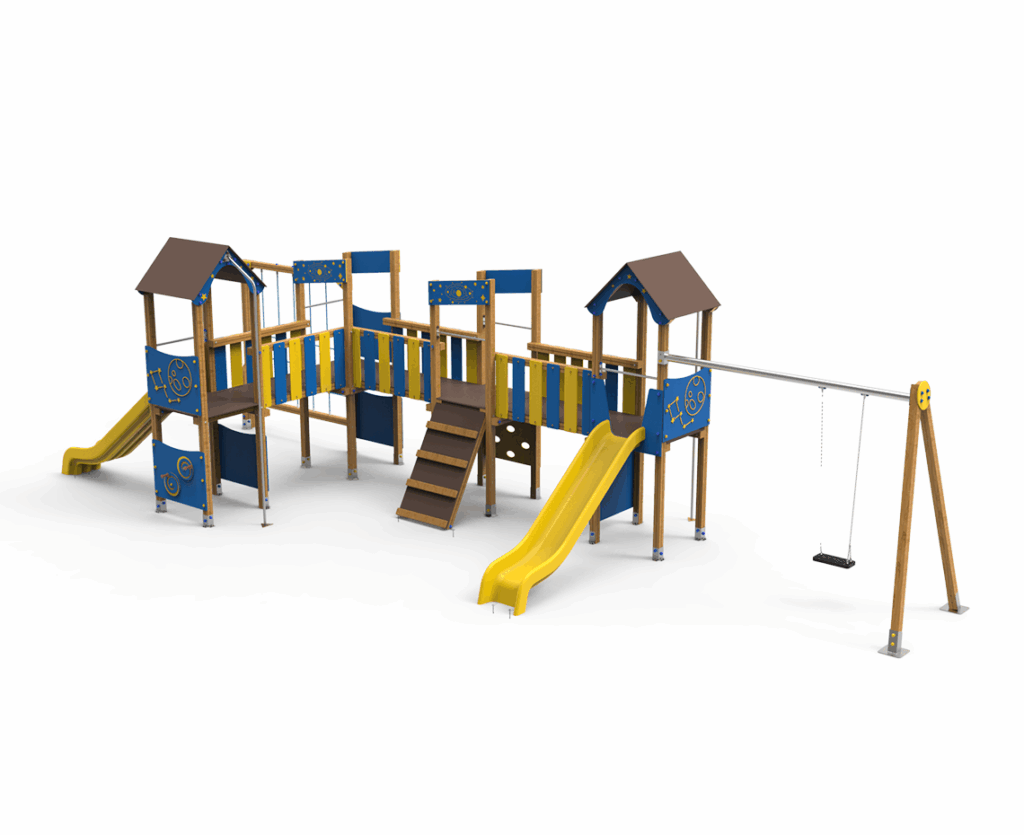 Conjunto Capricornio, Serie Zodiaco, Juegos infantiles, Parque infantil, seguridad