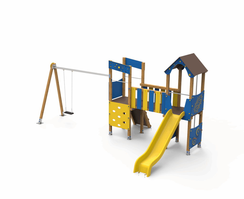 Conjunto Tauro, Serie Zodiaco, Juegos infantiles, Parque infantil, seguridad
