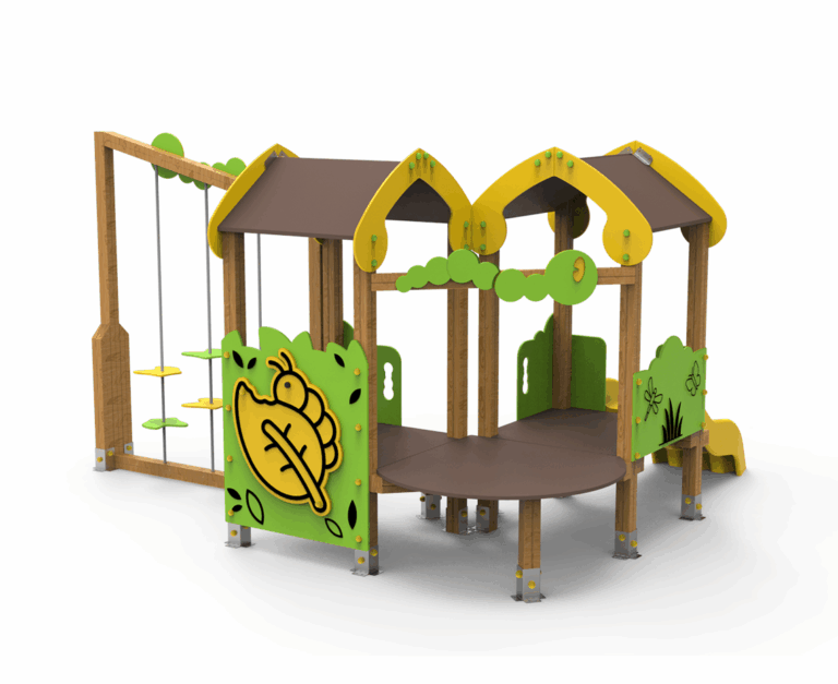Conjunto Abeja, Serie Bichos, Juegos infantiles, Parque infantil, seguridad