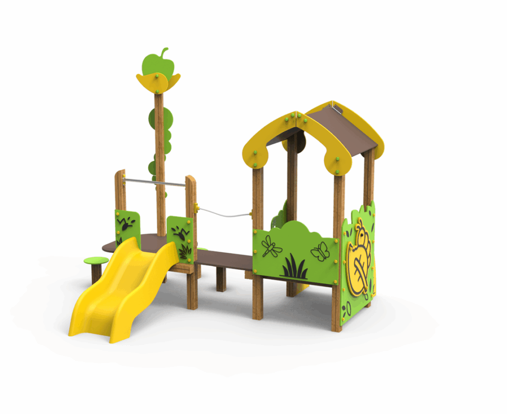 Conjunto Grillo, Serie Bichos, Juegos infantiles, Parque infantil, seguridad