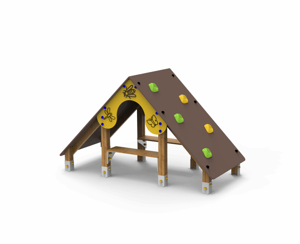 Conjunto Oruga, Serie Bichos, Juegos infantiles, Parque infantil, seguridad