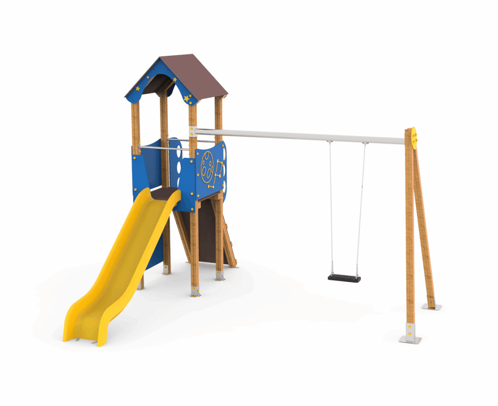 Conjunto Sagitario, Serie Zodiaco, Juegos infantiles, Parque infantil, seguridad