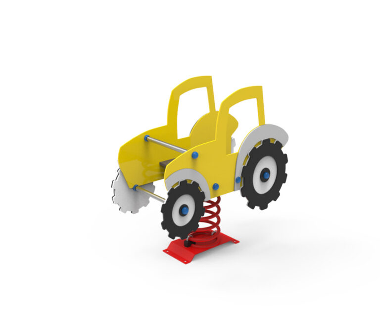 muelle infantil tractor de doble panel para parque infantil de Saludes Parques