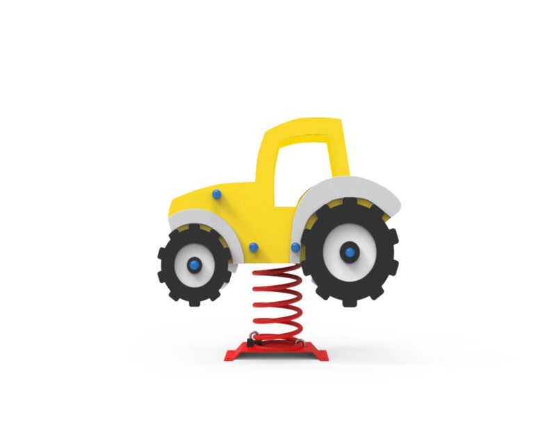 muelle infantil tractor de doble panel para parque infantil de Saludes Parques