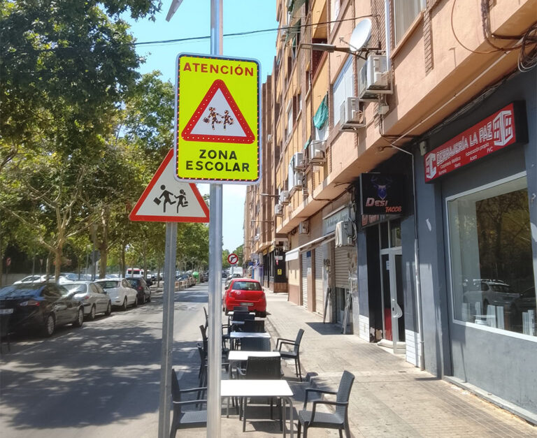 caminos escolares seguros, entorno escolar seguro, movilidad escolar, seguridad vial escolar, señalización entorno escolar, pacificación del tráfico