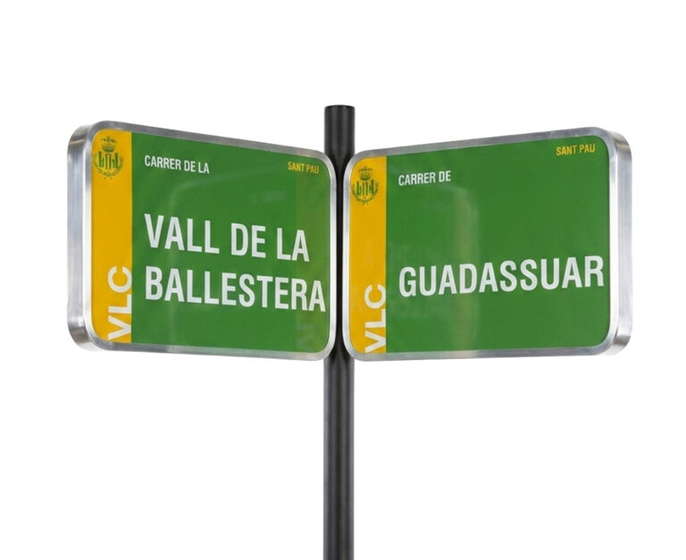 Placa de calle València, calles València,placa de calle verde València,placa de calle aluminio,señalización València,señal Ayuntamiento València