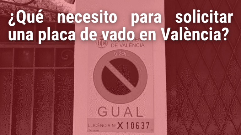blog saludes, placa vado, guia vado, preguntas frecuentes vado, vado valencia, gual permantent, vado ayuntamiento, aparcamiento valencia, industrias saludes